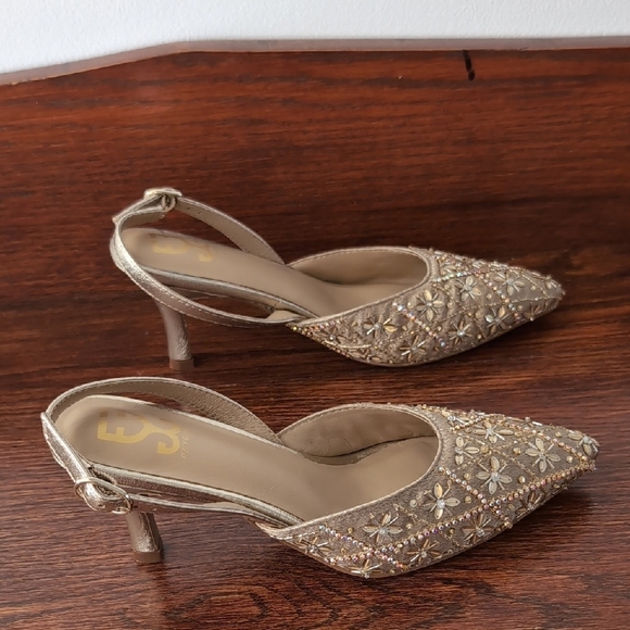 Starstruck Salsa Mule Heels Kareena Kapoor Khan x Fizzy Goblet - Lmt Ed Size 6 - Picture 5 of 6